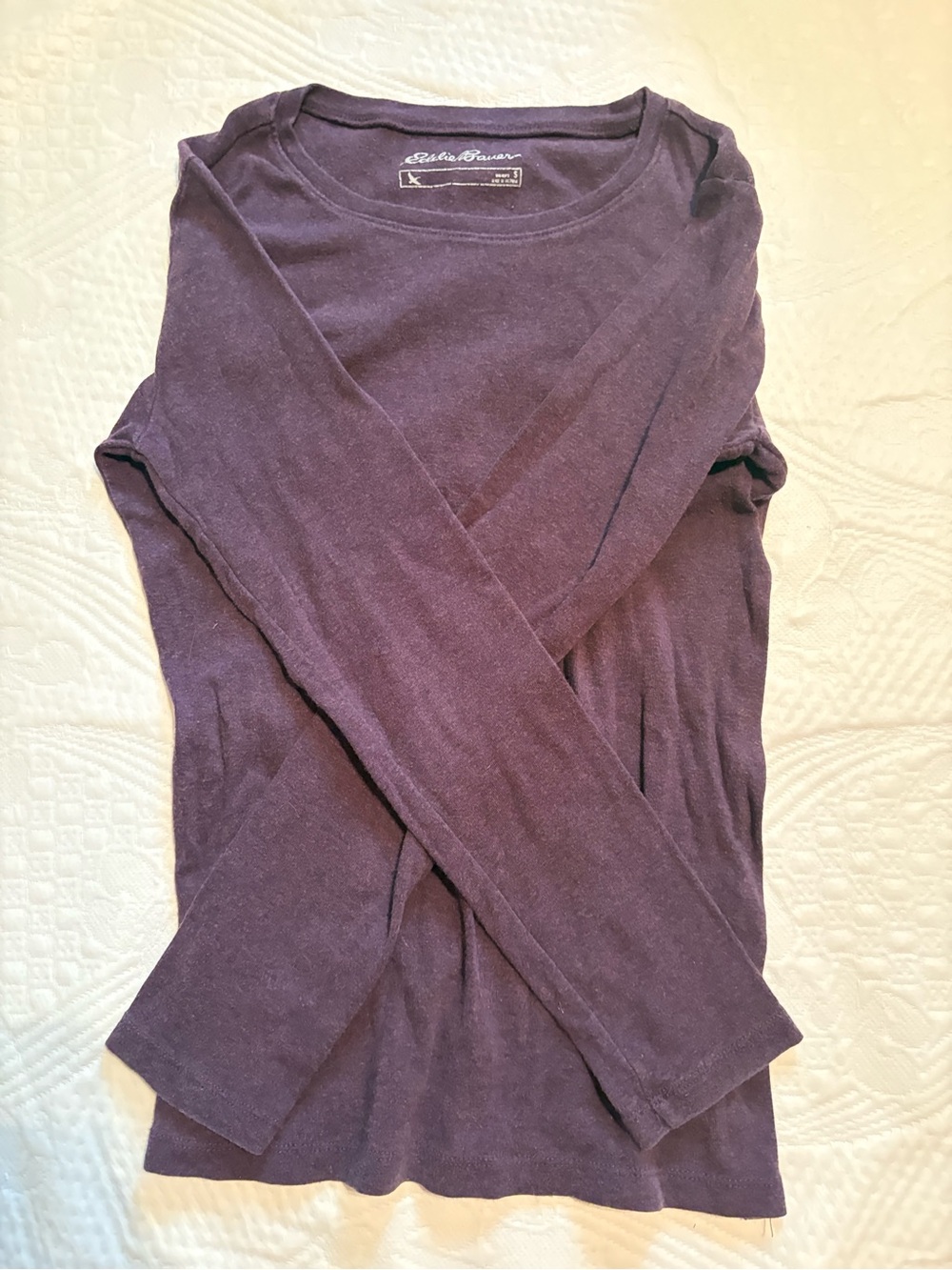 Eddie Bauer Women’s Purple Long Sleeve Shirt Size Small